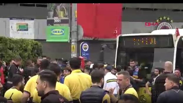 Fenerbahçe taraftarları, derbi için yola çıktı