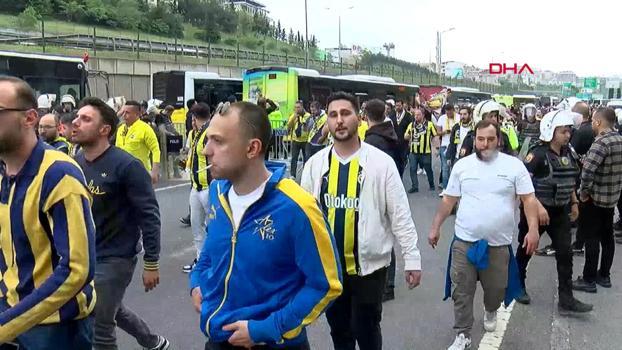 Fenerbahçeli taraftar, RAMS Park’a ulaştı