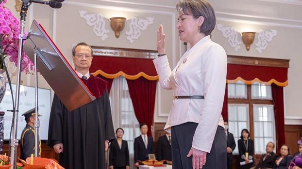 Başkanlık Seçimlerini kazanan Tayvan lideri yemin ederek göreve başladı