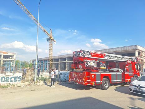 Ankara'da inşaatta vinç halatı koptu; baba- oğul öldü