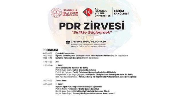 PDR Zirvesi 'Birlikte Güçlenmek' temasıyla İstanbul'da düzenlenecek