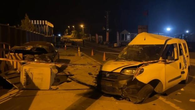 İstanbul-  Çatalca'da otomobil ile hafif ticari araç çarpıştı: 1 ölü 3 yaralı