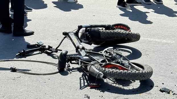 Van'da, beton mikserinin çarptığı bisikletli öldü