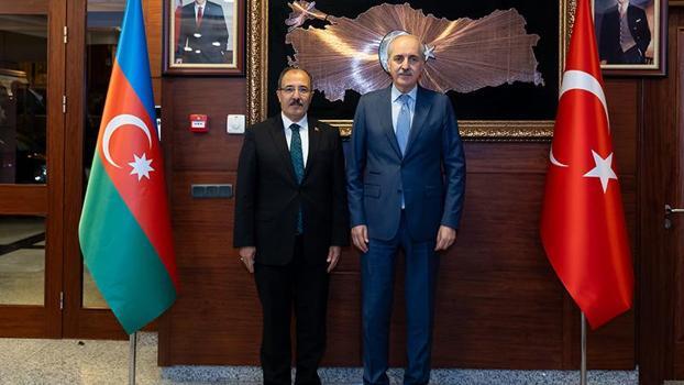 TBMM Başkanı Kurtulmuş, Haydar Aliyev’in kabrini ziyaret etti