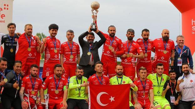 Ampute Milli Futbol Takımı, Avrupa şampiyonluk kupasını aldı