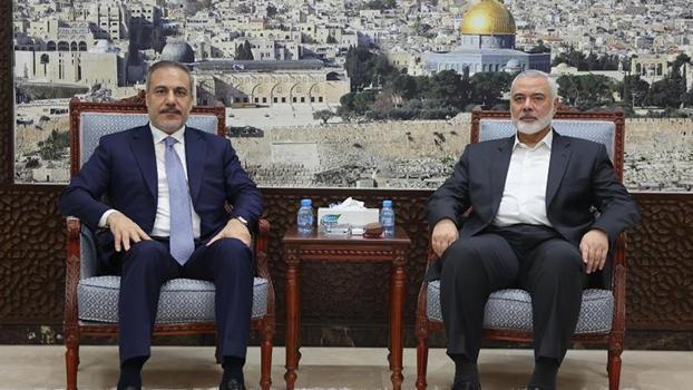 Bakan Fidan, Hamas Siyasi Büro Başkanı Haniyye ile görüştü