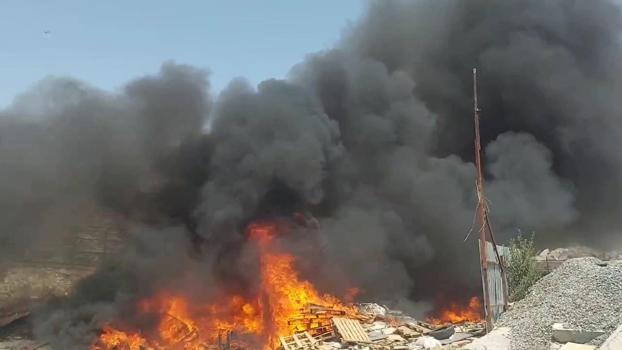 İstanbul - Avcılar’da palet yangını