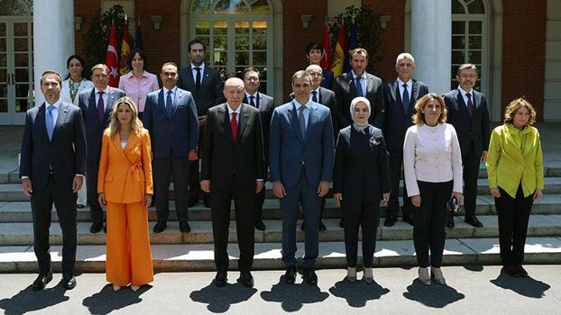Cumhurbaşkanı Erdoğan, heyetler arası görüşmeye katıldı