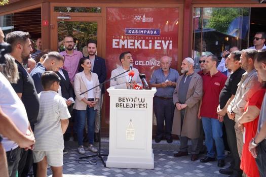 Beyoğlu Belediyesi ilk ‘emekli evini’ Kasımpaşa’da açtı