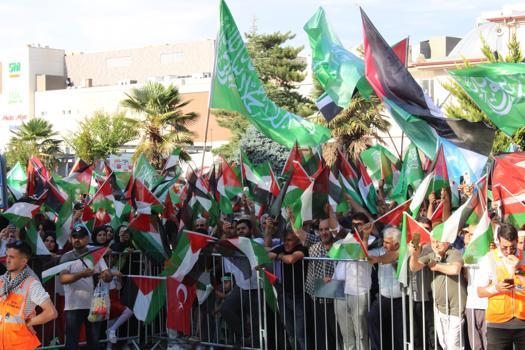 Malatya'da, 'Büyük Gazze Mitingi' düzenlendi