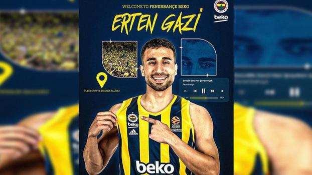 Fenerbahçe Beko, Erten Gazi'yi kadrosuna kattı