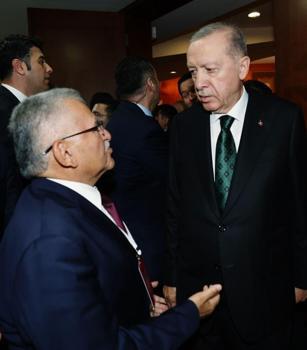 Başkan Büyükkılıç, Cumhurbaşkanı Recep Tayyip Erdoğan ile bir araya geldi