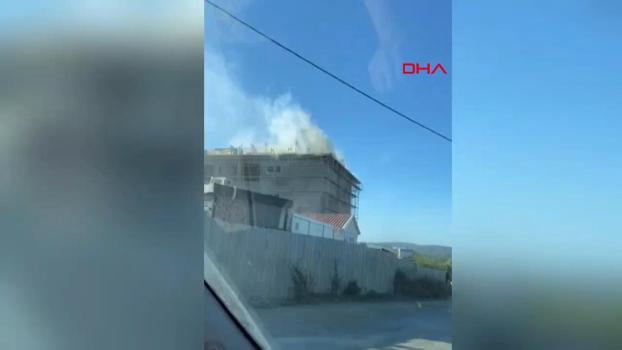 Sultangazi'de inşaatta yangın: mahsur kalanlar var