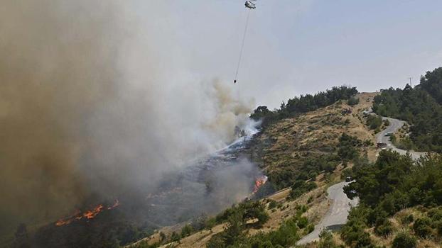 İzmir'deki orman yangınında 2'nci gün