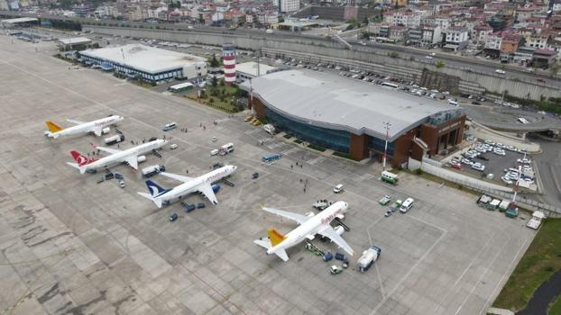 Trabzon Havalimanı’nı ilk 6 ayda 1 milyon 522 bin yolcu kullandı