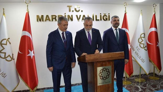 Çalışma ve Sosyal Güvenlik Bakanı Vedat Işıkhan, Mardin’de