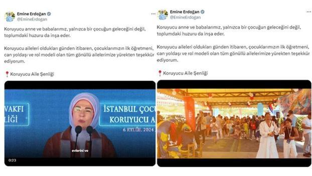 Emine Erdoğan'dan 'koruyucu ailenin önemi' videosu