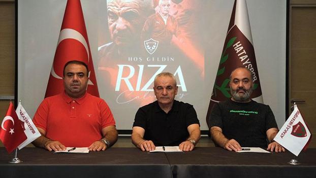 Hatayspor’un yeni teknik direktörü Rıza Çalımbay oldu