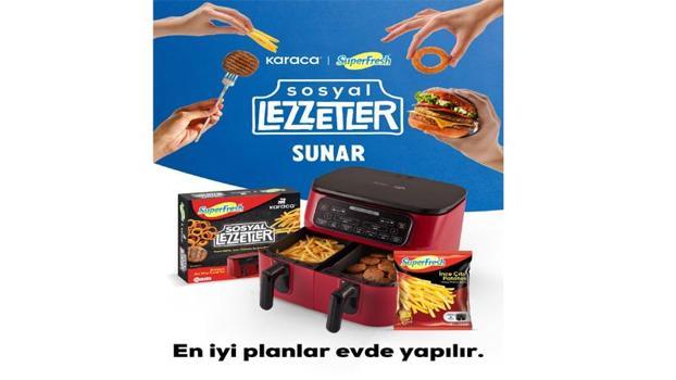 SuperFresh ve Karaca’dan ’Sosyal Lezzetler’ iş birliği