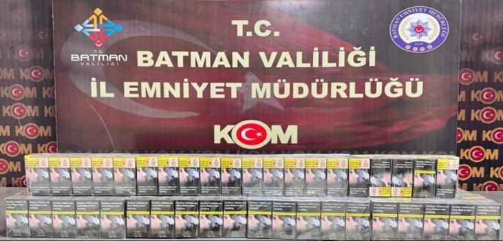 Batman'da kaçakçılık operasyonunda 1 gözaltı