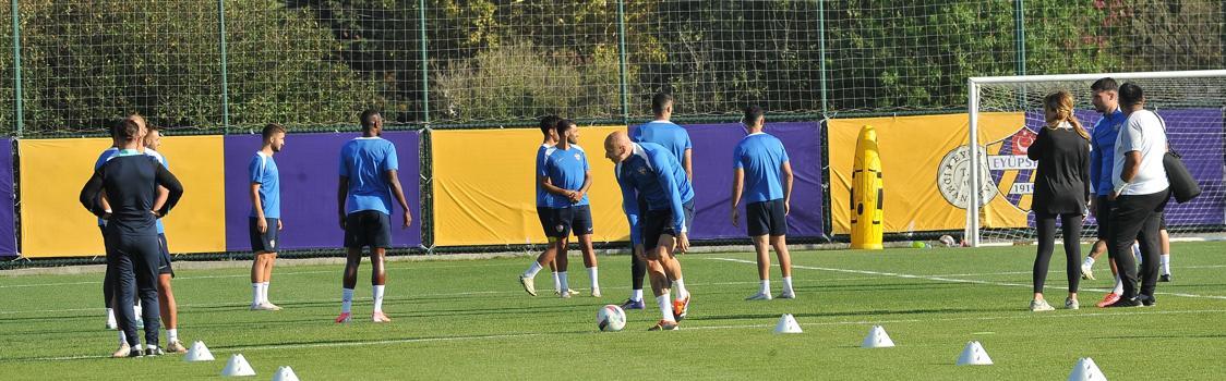 Eyüpspor, Beşiktaş maçının hazırlıklarını sürdürdü