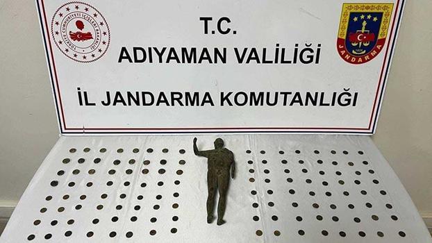 Adıyaman'da tarihi eser kaçakçılığına 4 gözaltı