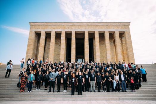 Ankara'da 45 bilim insanın katıldığı 'Genetik Festivali' düzenlendi; heyet, ilk önce Anıtkabir'i ziyaret etti