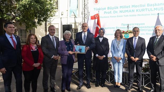 TBMM Başkanı Kurtulmuş, Rusya’da Yunus Emre Enstitüsünü ziyaret etti