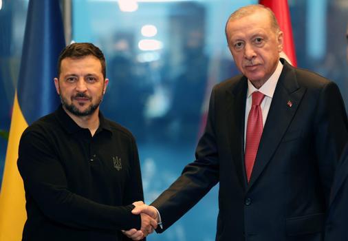 Erdoğan, Zelenskiy ile Türkevi'nde bir araya geldi