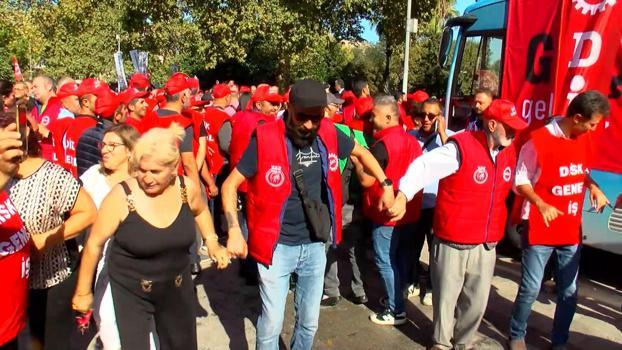 İstanbul-DİSK'ten Saraçhane'de miting