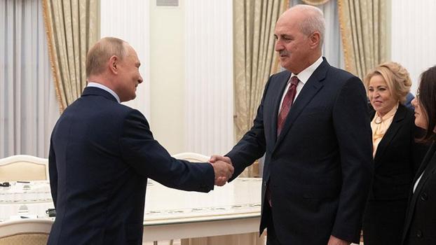 TBMM Başkanı Numan Kurtulmuş, Putin ile görüştü