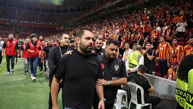 PAOK’lu taraftar, polis eşliğinde stadyumdan çıkarıldı