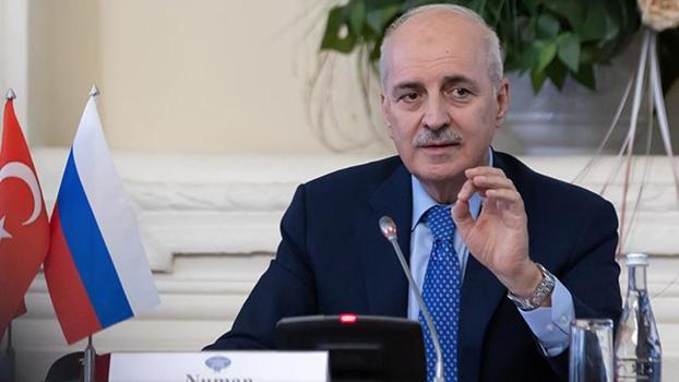 Kurtulmuş, Rusya dönüşü gazetecilerin sorularını yanıtladı