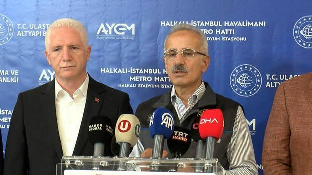 Bakan Uraloğlu: Gayrettepe-Halkalı arasında seyahat süresi 57 dakika olacak