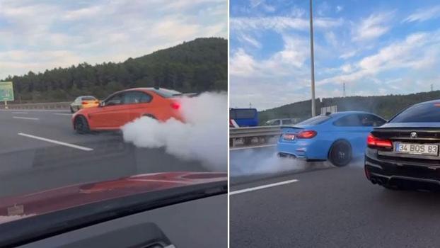 Çakarlı otomobille drift yapan 19 kişi yakalandı