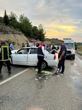 Osmaniye'de iki otomobil çarpıştı: 1 ölü, 1 yaralı