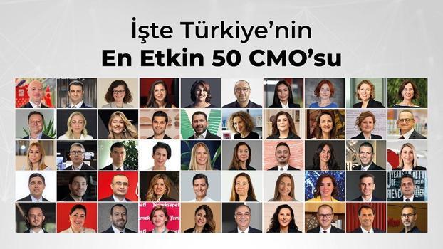 Türkiye'nin 'En Etkin 50 CMO'su açıklandı, listenin yarısından fazlası kadın