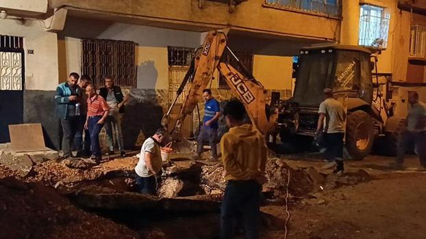 Gaziantep’te doğalgaz boru hattı delindi, gaz sızıntısı mahallede paniğe neden oldu