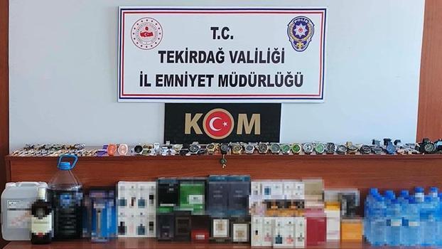 Tekirdağ'da sahte içki operasyonu; 3 gözaltı