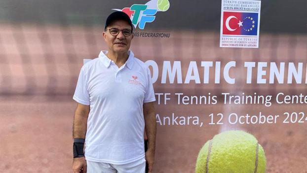 Ankara'da diplomatik tenis turnuvası