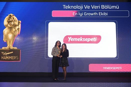 Yemeksepeti, The Hammers Awards'ta ‘En İyi Growth Ekibi’ ödülünü kazandı