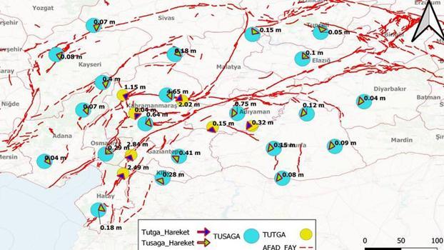 6 Şubat depremlerindeki zemin kayması, Tapu Kadastro'nun yeni haritalarında