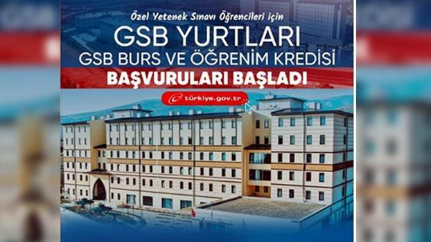 Özel yetenek öğrencileri için yurt ve burs başvuruları başladı