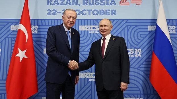 Cumhurbaşkanı Erdoğan, Rusya Devlet Başkanı Putin ile bir araya geldi