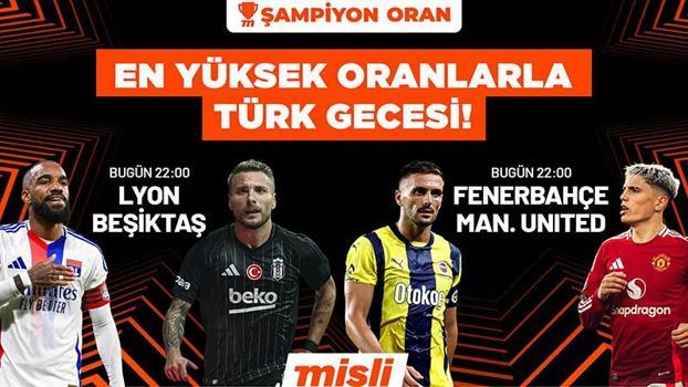 Avrupa’da Türk gecesi: Fenerbahçe ve Beşiktaş sahnede