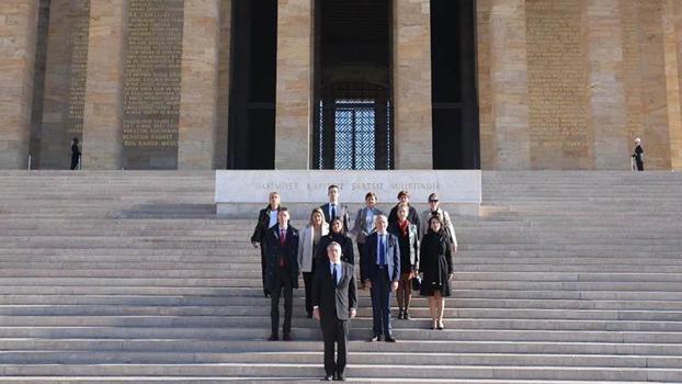 AB Büyükelçisi Ossowski, Anıtkabir'i ziyaret etti