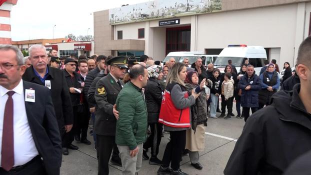 Şehit Babür'ün cenazesi Samsun'a getirildi