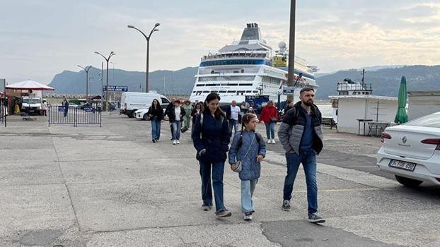 Amasra'ya kruvaziyerle 2 yılda 69 bin 940 Rus turist geldi