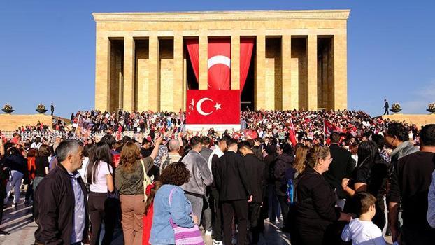 MSB: 29 Ekim'de Anıtkabir'i 745 bin kişi ziyaret etti