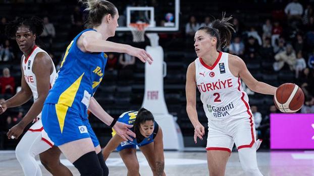 A Milli Kadın Basketbol Takımı, Romanya'yı 101-54 yenerek 3'te 3 yaptı